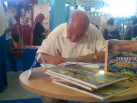 Mohamed Bouslah, dédicace Terres interdite, Sila 2013